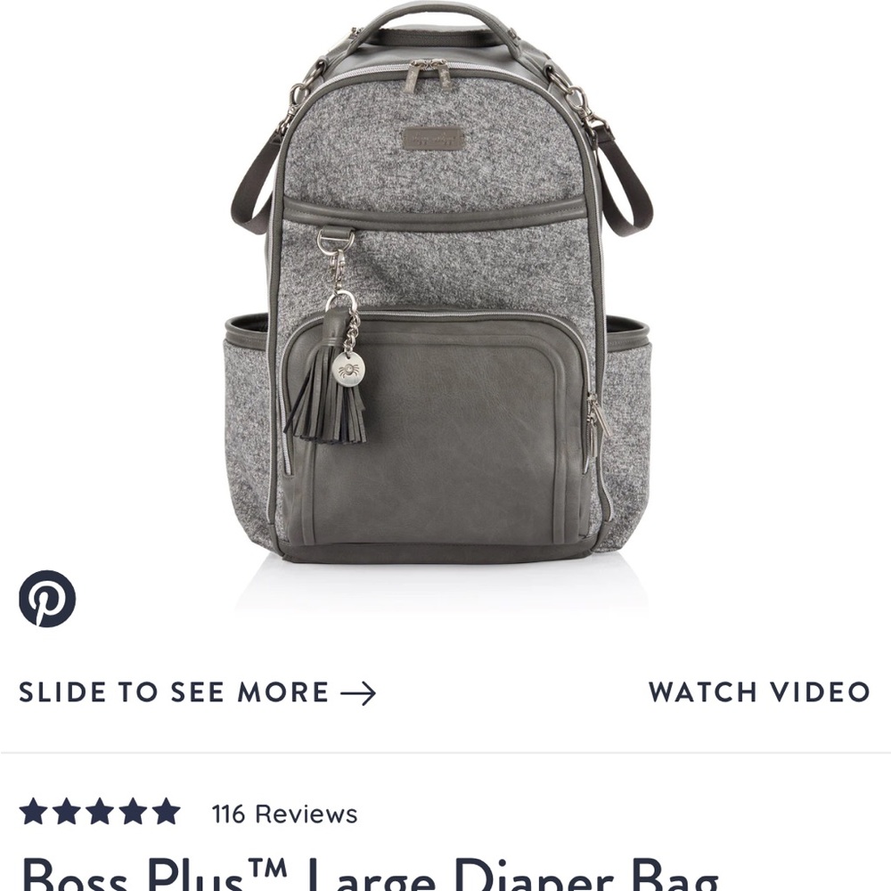 Itzy Ritzy Boss Plus Diaper bag/Backpack